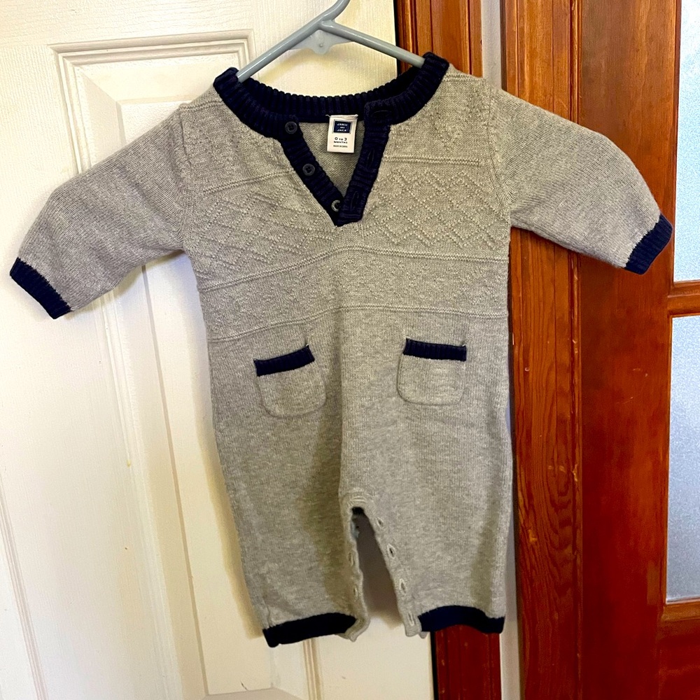 EUC Janie and Jack Sweater Romper